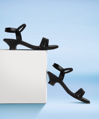 Legsway Women Black Heels