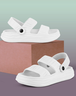 FitFusion FitFusion Outdoor Thick Sole Fashion Casual Sandals For Men Men Casual(White , 6)