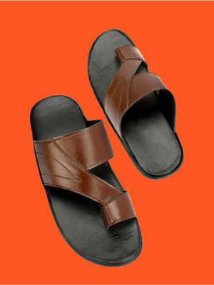 Lyo Eager Men Sandals(Brown, Black , 10)