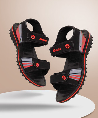Bata Men Sandals(Black , 6)