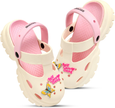 Footup Women Clogs(Off White , 7)