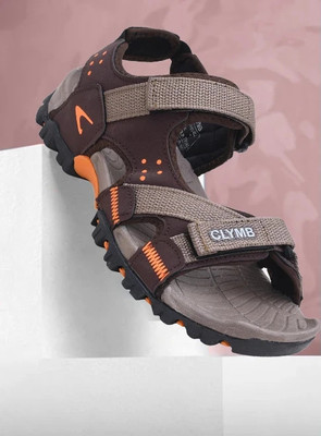 CLYMB Men Casual(Brown , 6)
