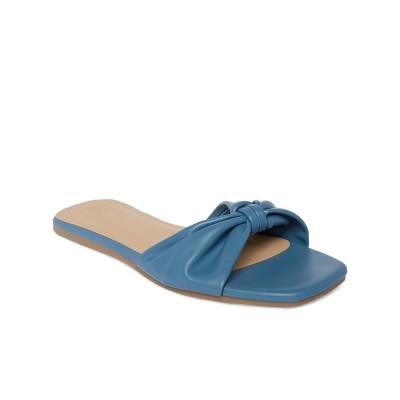 PEOPLE Women Flats(Blue , 4)