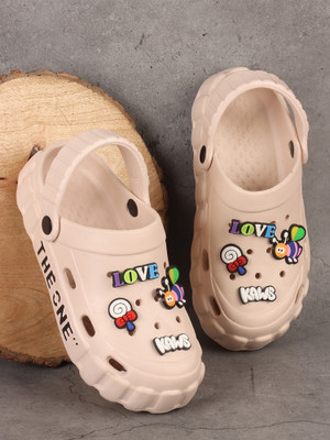 Myshtezia Women Clogs(Beige , 7)