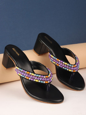 ANOUK Women Heels(Black , 4)