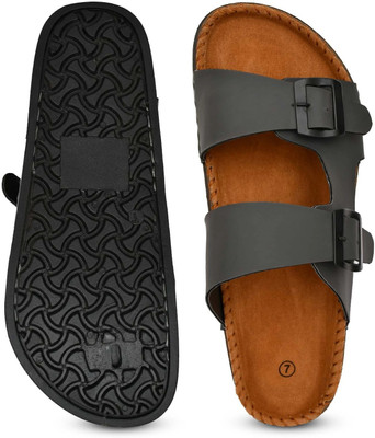 VATELIO Men Sandals(Grey , 8)