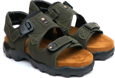 Feet King Men Casual(Olive , 7)