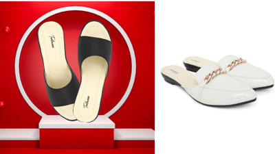 Todhwear Women Heels(Black, White , 8)