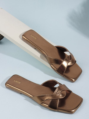 LAVIE Women Flats(Copper , 7)