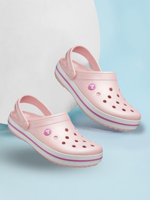 CROCS Crocband Women Clogs(Pink , 8 UK/India)