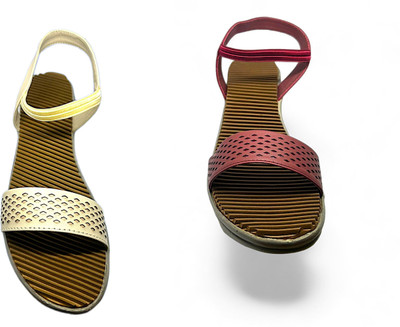 PGSPSOFT Women Casual(Silver, Beige , 6)