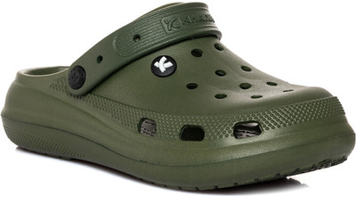Khadim's Men Clogs(Olive , 9)