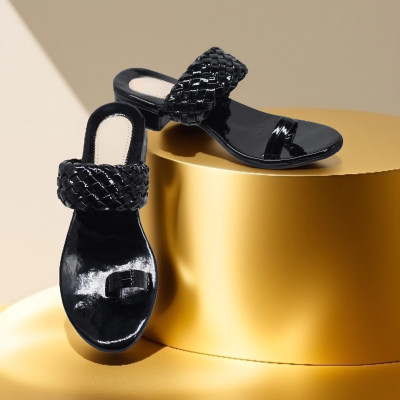 flametrick Women Flats(Black , 9)