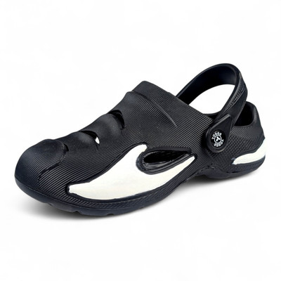 Ovee Men Sandals(Black , 8)
