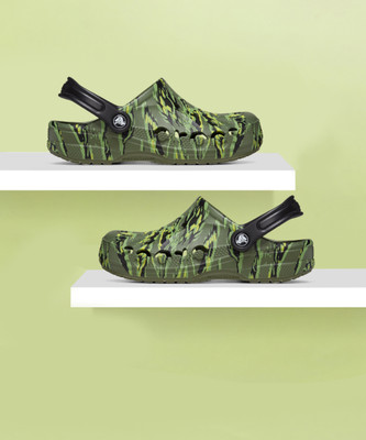 CROCS Baya Seasonal Printed Men Clogs(Multicolor , 10 UK/India)