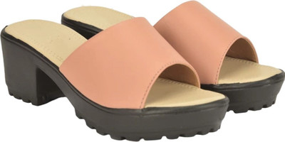 tbh Women Heels(Orange , 6)