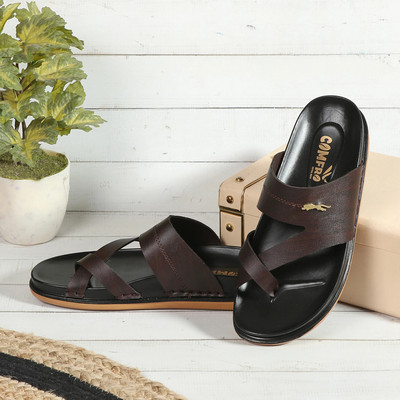 Comfro Men Casual(Brown , 9)
