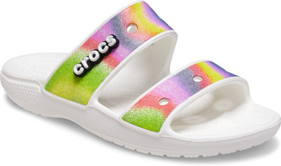 CROCS ClsCrcsSpyDySdl Men Sandals(Multicolor , 7)