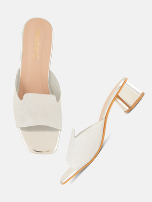 Dressberry Women Heels(Silver , 5)