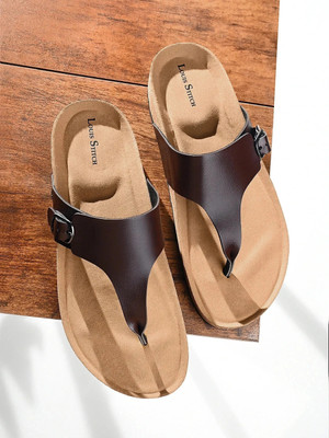 LOUIS STITCH Memory Foam Orthopedic Diabetic Comfort Doctor Soft Men Sandals(Brown , 10)