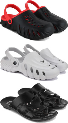 Pennen Men Clogs(Black , 9)