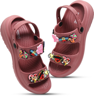 Footup Newly Launch | Classic Ultra Soft | Cushion | Comfortable|Premium|Stylish|Trendy Women Clogs(Maroon , 6)