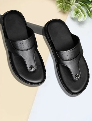 KLASSEN Men Flats(Black , 7)