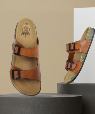 Kavsun Men Sandals(Tan , 10)