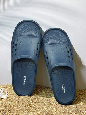 Impakto by Ajanta Men Slides(Blue , 9)