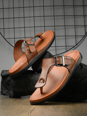 PROVOGUE Men Sandals(Tan , 9)