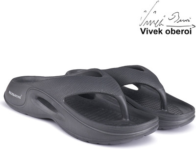 BERSACHE Men Slippers(Grey , 9)