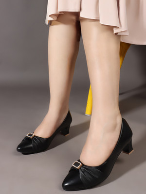 Alishtezia Women Heels(Black , 7)