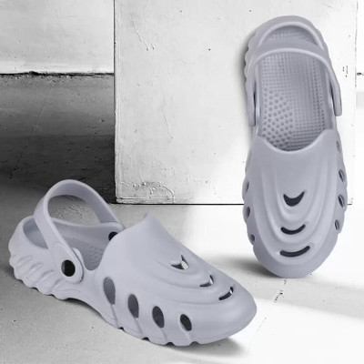 Vintex Men Sandals(Grey , 6)