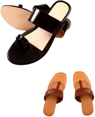 Goraiya Women Heels(Black, Beige , 6)