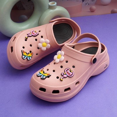 GOKIK Women Clogs(Pink , 7)