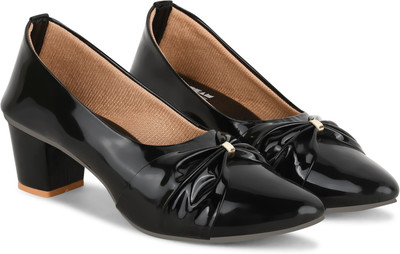 AN Enterprises Women Bellies(Black , 4)