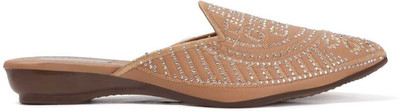 FLYING&SAM Women Flats(Beige , 7)