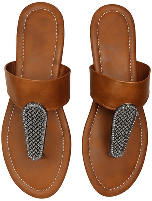 RiddhiPrimeStore Women Flats(Brown , 4)