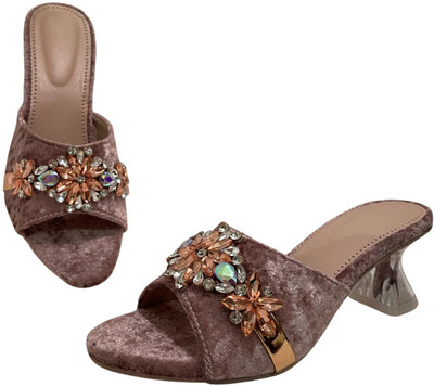 Zaisha Collection Women Heels(Pink , 8)