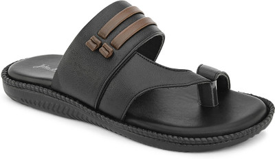 John Karsun Men Sandals(Black , 7)