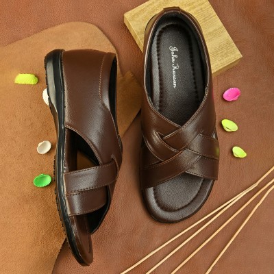 John Karsun Men Sandals(Brown , 10)