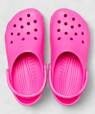 CROCS Classic Men Clogs(Pink , 7)
