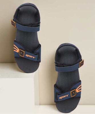 Sparx SS 702 Men Casual(Navy, Orange , 9 UK/India)