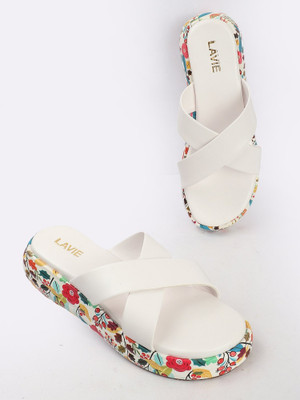 LAVIE Women Heels(White , 5)