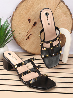 Divastri Women Heels(Black , 8)