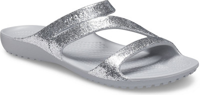 CROCS Kadee II Glitter Women Clogs(Grey , 3 UK/India)