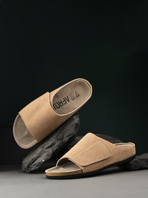 Afrojack Men Sandals(Beige , 11)