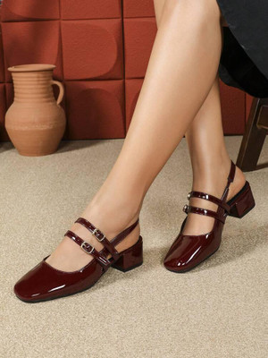 Lofy Women Heels(Maroon , 6)