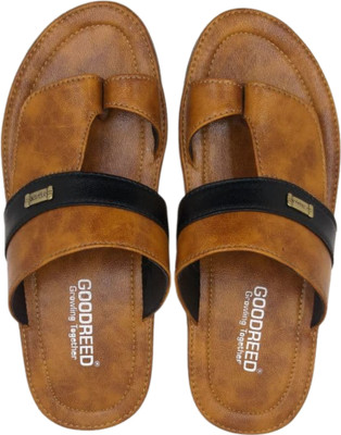 GOODREED Men Flats(Brown , 7)