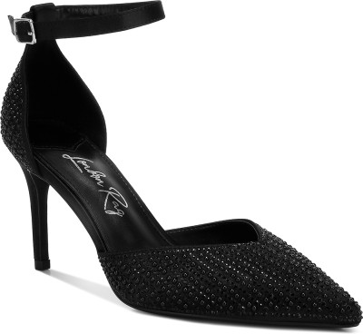 London Rag Women Heels(Black , 7)